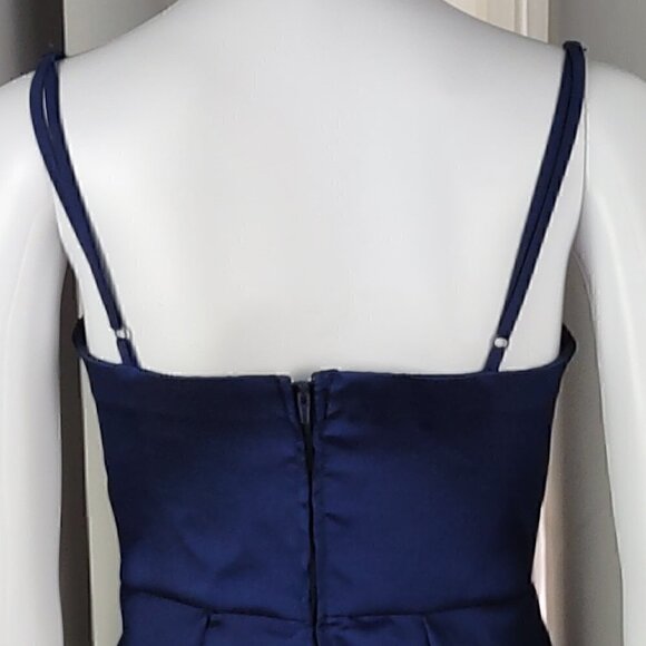 Windsor Wedding, Prom, Formal, Evening, Navy Blue Mini Dress. Size 3/4 - Picture 4 of 11